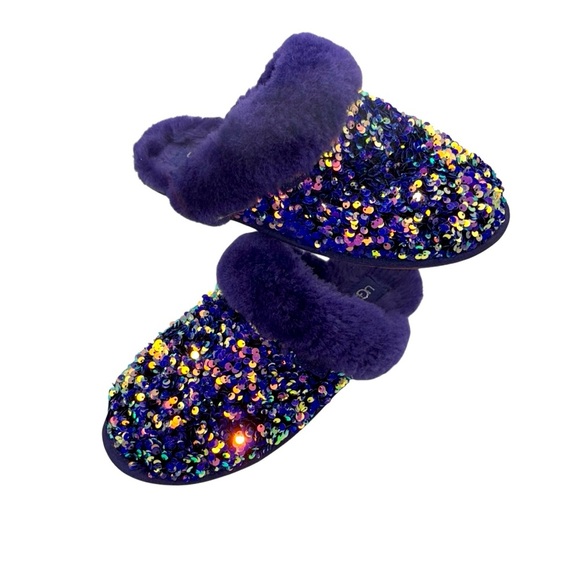 UGG Scuffette II Stellar Sequin Women’s Size 10 - Picture 1 of 9